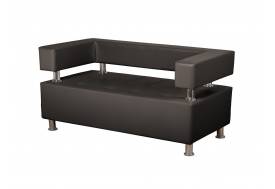 Диван трехместный Райли Кожзам Черный