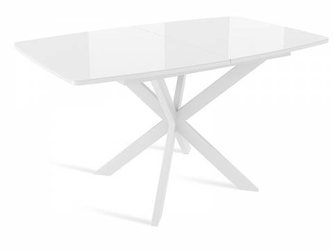 Стол Twist раздвижной раздвижной со стеклом OPTIWHITEv=