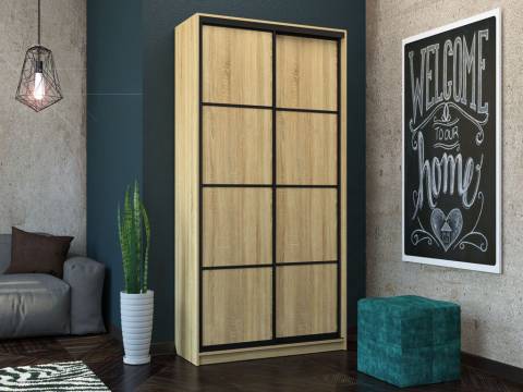 Шкаф-купе Лофт Шк12-47 1200 фасад ЛДСП 3г