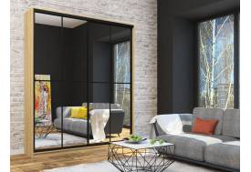 Шкаф-купе Лофт Шк20-60 2000 глубина 600 фасад зеркало+