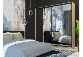 Шкаф-купе Лофт Шк24-60 2400 глубина 600 фасад зеркало