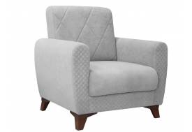 Кресло для отдыха Эдвин велюр прага туман