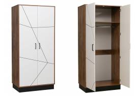 Шкаф для одежды 54.03 Гамма фасад белый