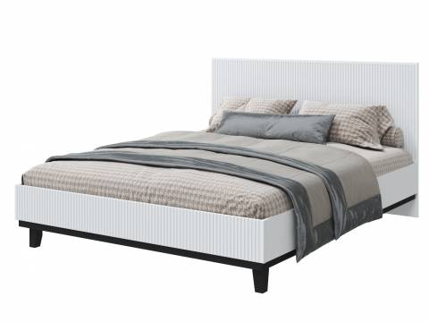 Кровать 1200 Шарлиз МДФ спинка