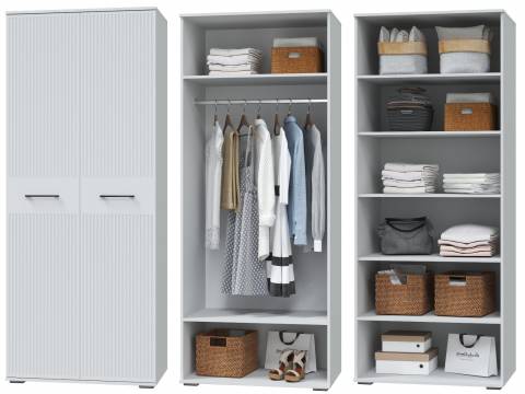 Шкаф двухдверный Шарлиз без зеркала