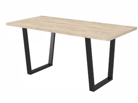 Стол кухонный раскладной Робин трапеция Дуб Крафт Золотой