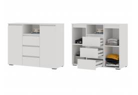 Комод Хелен КМ 01 Белый шагрень