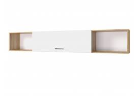 Полка 2032 Лайт ЛДСП Белый-Крафт золотой