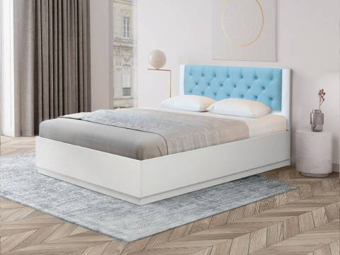 Кровать Венеция 12.1 1400 с подъемным механизмом велюр 011