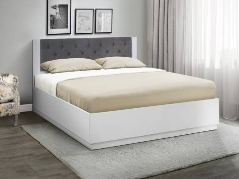 Кровать Венеция 12.3 1600 основание ладе велюр 032