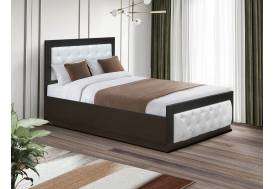 Кровать Венеция 13.3 1600 основание ладе венге-белый