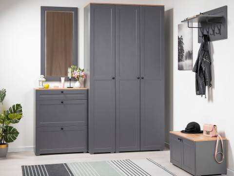 Прихожая Остин Серый Графит