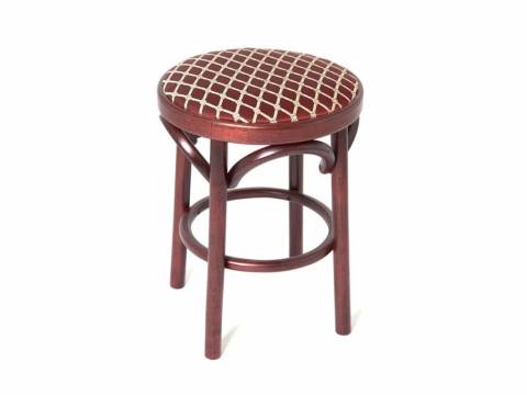 Табурет 450 мягкий махагон
