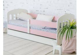 Кровать Малыш с ящиком розовый