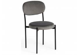 Стул Revo mod. 7033 серый barkhat 26/черный