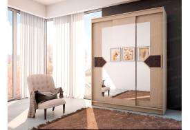 Шкаф купе Николь-3 ясень шимо-лиственница темная