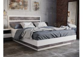 Кровать Лотос парящая 06-KR 1800 Бетон серый