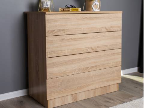Комод Mamamia 4 ящика Т 09-8-4 Дуб сонома
