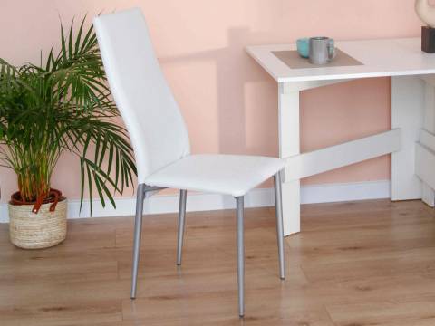 Стул Волна РЕД Белая рептилия