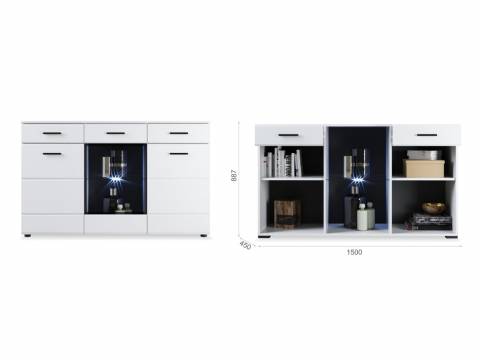 Комод 2д1в2ящ Йорк