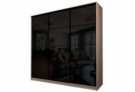 Шкаф-купе Max МШ-23-6-24/2-222 пленка Oracal черная