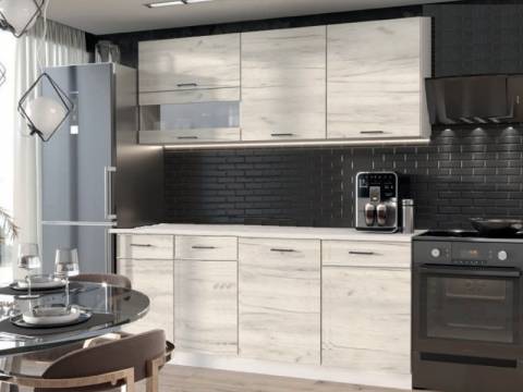 Кухонный гарнитур Сардика 1800 Крафт белый