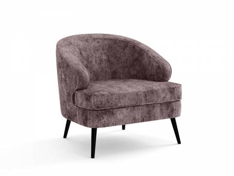 Кресло Марсель микровелюр фреска стоун