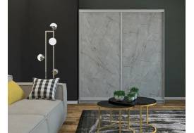 Шкаф-купе Ксения 1600 ЛДСП/ЛДСП Каспий светлый