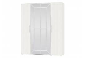 Шкаф 4-х дверный Амели 4-5200 Рамух белый