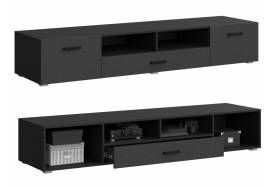 Тумба ТВ Николь Пластер блэк