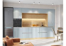Кухня Карина МДФ Пластер Скай