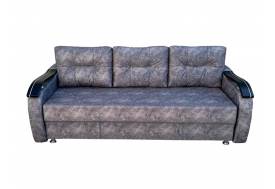 Диван прямой Канзас 3 БД серый графит