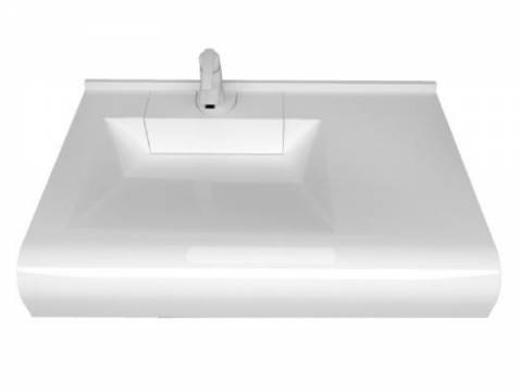 Раковина над стиральной машиной Coral 80 MySpace Белый