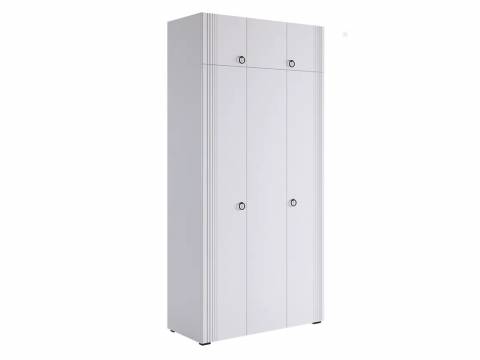 Шкаф трехдверный 105.01 Ева с антресолью