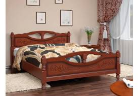 Кровать Елена-4 1400 Орех