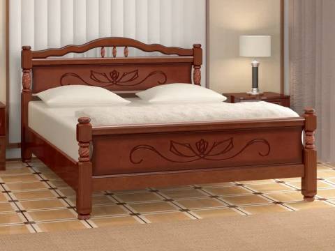 Кровать Карина-5 900 Орех