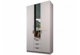 Шкаф с 3 ящиками Экон ЭШ3-РП-21-12/1-3я одно зеркало