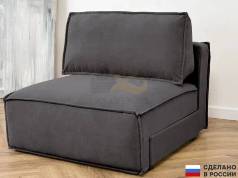 Диван 9998 ткань Вивальди 37 графитовый