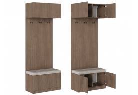 Шкаф с вешалкой и сидушкой ШК-004 Кантри