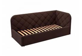 Кровать-софа Комфорт-1 Правая Ромб с ПМ велюр Магия 11