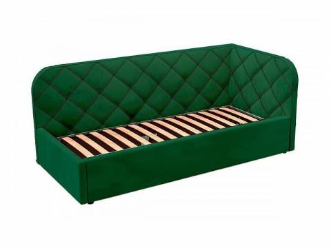 Кровать-софа Комфорт-1 Правая Ромб с ПМ велюр Магия 65