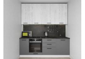 Кухонный гарнитур Санторини 2200 (верх 950 мм) МДФ