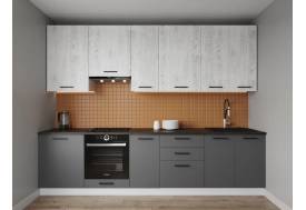 Кухонный гарнитур Санторини 3000 (верх 950 мм) МДФ