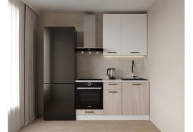 Кухонный гарнитур Демо 1600 (верх 950 мм) низ МДФ