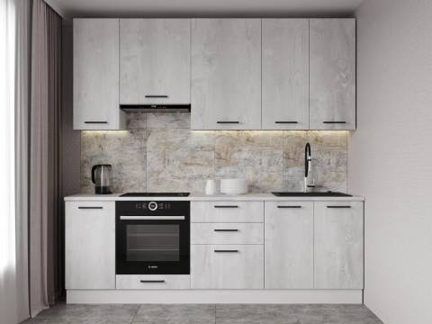 Кухонный гарнитур Пайн 2400 (верх 950 мм)