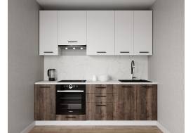 Кухонный гарнитур Старое Дерево 2400 (верх 950 мм) МДФ