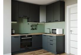 Кухонный гарнитур Антрацит 2200х1600 (верх 950 мм)