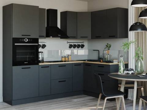 Кухонный гарнитур Антрацит 2400х1600