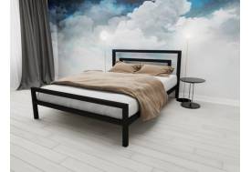 Кровать металлическая Куба 900 черная