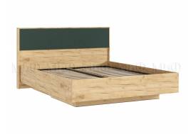 Кровать парящая 1600 Флэш (ортопед металл) Браш Мени Грин/Дуб Крафт
